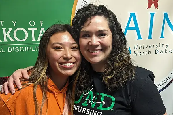 A RAIN student and mentor